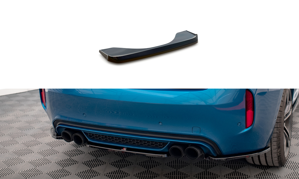 MAXTON DESIGN CENTRAL REAR SPLITTER FOR BMW X6 M F86