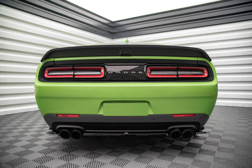 MAXTON DESIGN CENTRAL REAR SPLITTER FOR DODGE CHALLENGER SRT HELLCAT WIDEBODY MK3