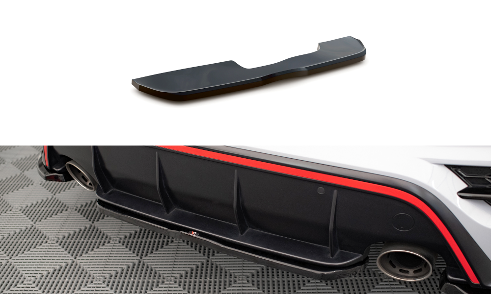 MAXTON DESIGN CENTRAL REAR SPLITTER FOR HYUNDAI KONA N MK1