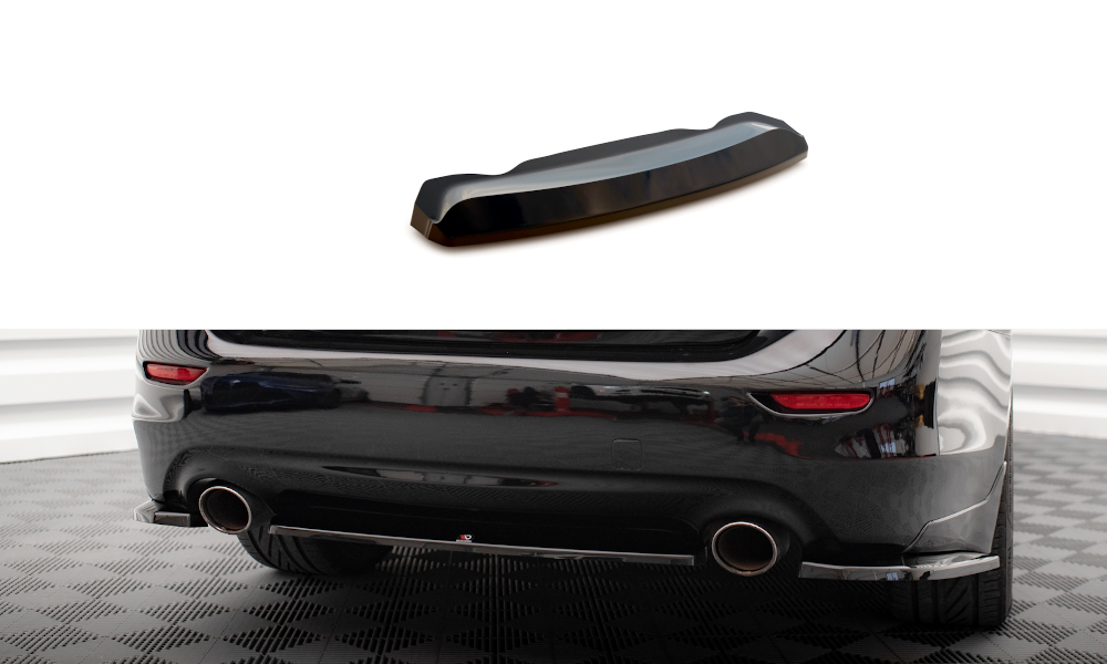 MAXTON DESIGN CENTRAL REAR SPLITTER FOR INFINITI Q50 S MK1