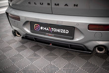 Load image into Gallery viewer, MAXTON DESIGN CENTRAL REAR SPLITTER FOR MINI COOPER CLUBMAN JOHN COOPER WORKS F54