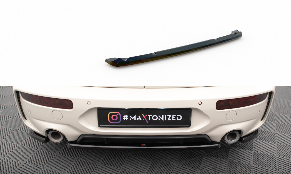 MAXTON DESIGN CENTRAL REAR SPLITTER FOR MINI COOPER CLUBMAN JOHN COOPER WORKS F54 FACELIFT