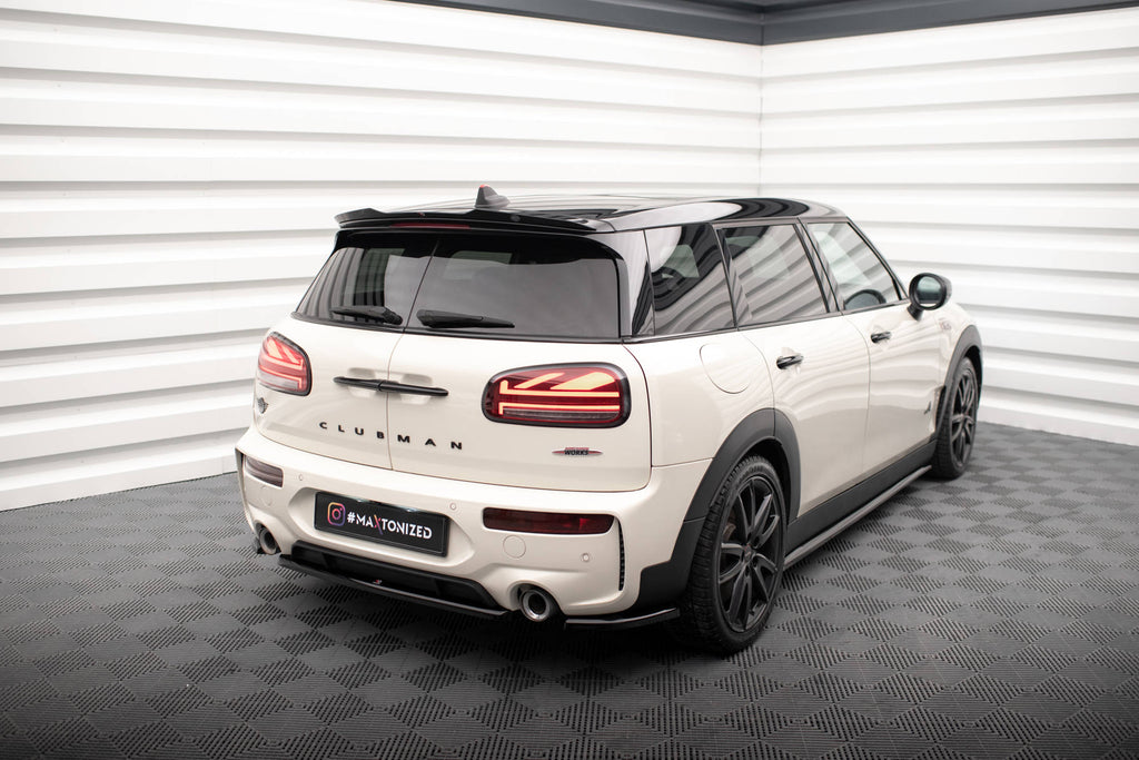 MAXTON DESIGN CENTRAL REAR SPLITTER FOR MINI COOPER CLUBMAN JOHN COOPER WORKS F54 FACELIFT