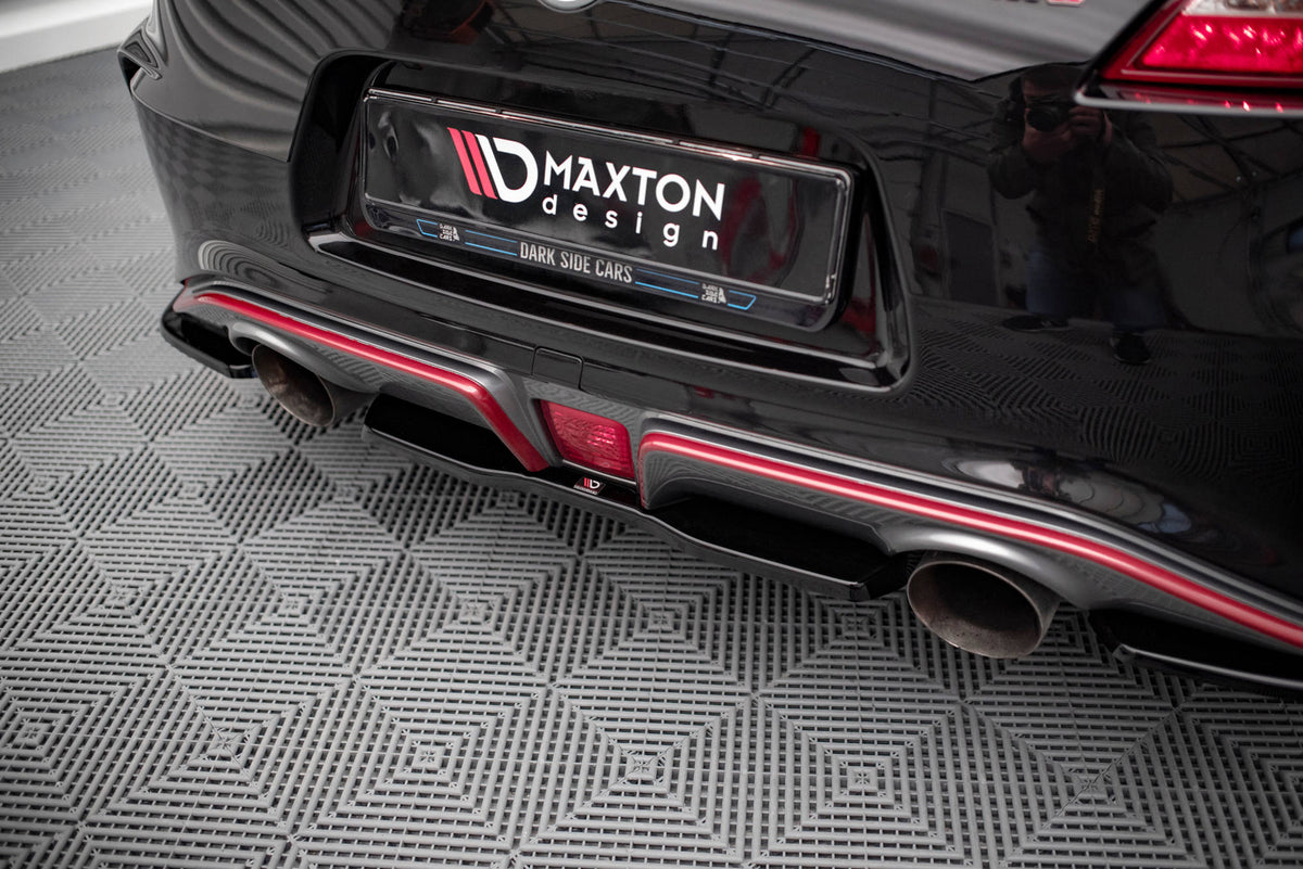 MAXTON DESIGN CENTRAL REAR SPLITTER FOR NISSAN 370Z NISMO FACELIFT ...