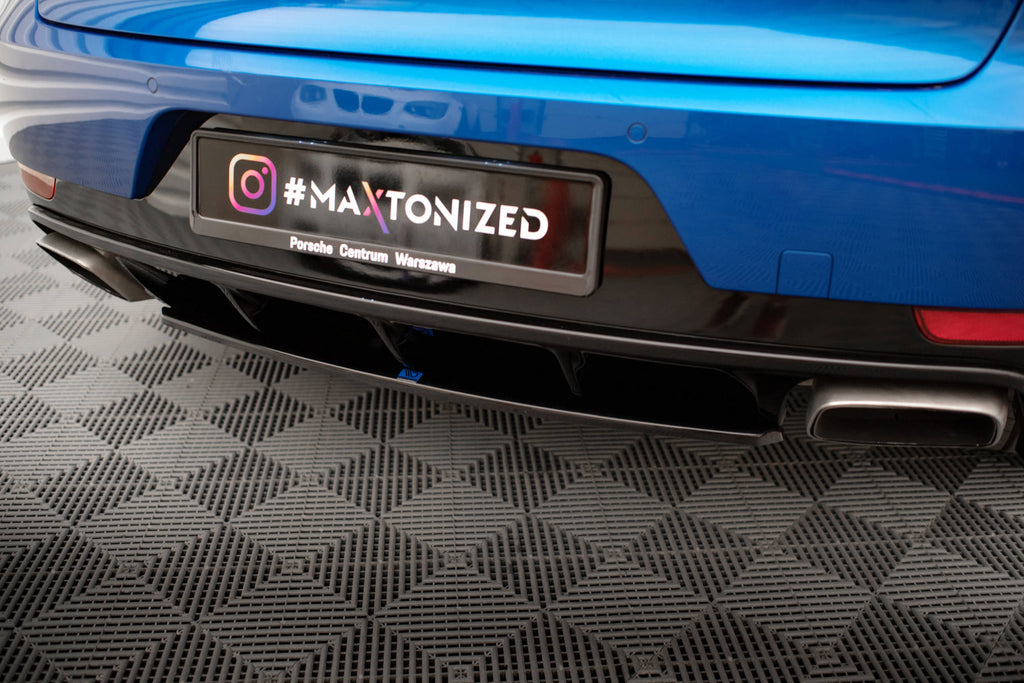 MAXTON DESIGN CENTRAL REAR SPLITTER FOR PORSCHE MACAN MK1