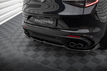 Load image into Gallery viewer, MAXTON DESIGN CENTRAL REAR SPLITTER (WITH VERTICAL BARS) ALFA ROMEO STELVIO QUADRIFOGLIO MK1