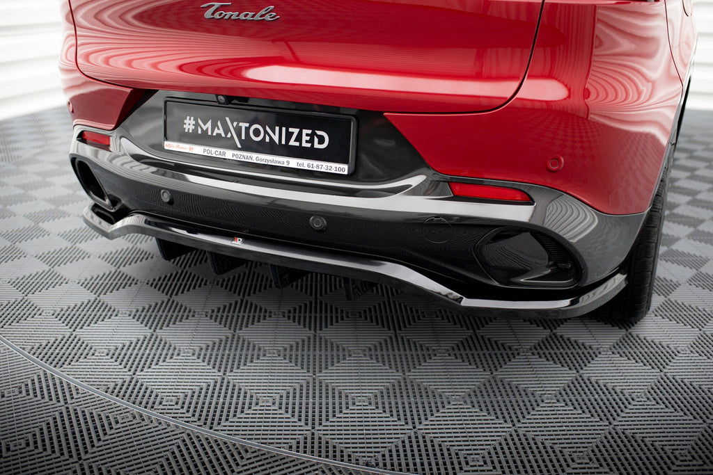 MAXTON DESIGN CENTRAL REAR SPLITTER (WITH VERTICAL BARS) ALFA ROMEO TONALE MK1