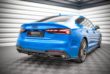 Load image into Gallery viewer, MAXTON DESIGN CENTRAL REAR SPLITTER (WITH VERTICAL BARS) AUDI A5 S-LINE F5 FACELIFT