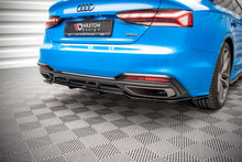 Load image into Gallery viewer, MAXTON DESIGN CENTRAL REAR SPLITTER (WITH VERTICAL BARS) AUDI A5 S-LINE F5 FACELIFT