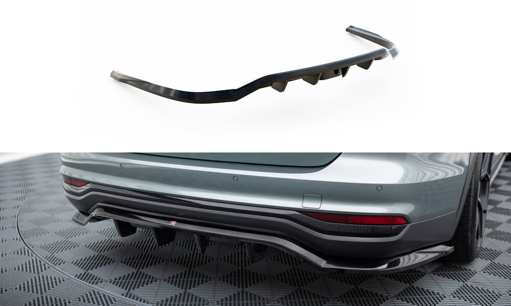 MAXTON DESIGN CENTRAL REAR SPLITTER (WITH VERTICAL BARS) AUDI A6 ALLROAD C8