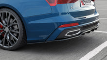 Load image into Gallery viewer, MAXTON DESIGN CENTRAL REAR SPLITTER (WITH VERTICAL BARS) AUDI A6 S-LINE AVANT/SEDAN C8