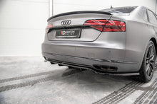 Load image into Gallery viewer, MAXTON DESIGN CENTRAL REAR SPLITTER (WITH VERTICAL BARS) AUDI A8 D4 FACELIFT