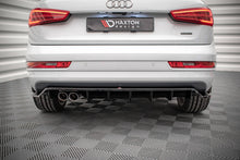 Load image into Gallery viewer, MAXTON DESIGN CENTRAL REAR SPLITTER (WITH VERTICAL BARS) AUDI Q3 S-LINE 8U FACELIFT