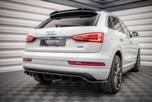 Load image into Gallery viewer, MAXTON DESIGN CENTRAL REAR SPLITTER (WITH VERTICAL BARS) AUDI Q3 S-LINE 8U FACELIFT