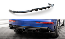 Load image into Gallery viewer, MAXTON DESIGN CENTRAL REAR SPLITTER (WITH VERTICAL BARS) AUDI Q5 S-LINE SUV MK2 FACELIFT