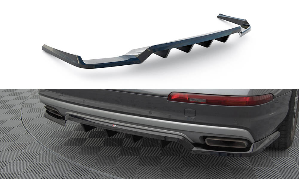 MAXTON DESIGN CENTRAL REAR SPLITTER (WITH VERTICAL BARS) AUDI Q7 MK2