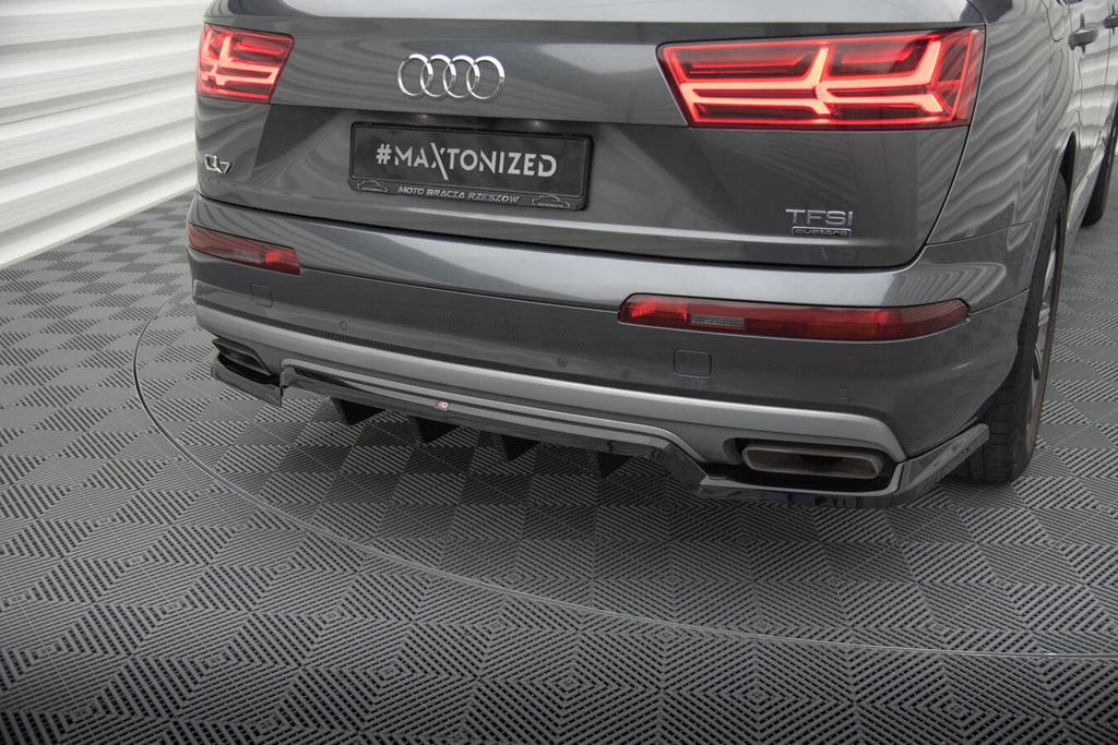 MAXTON DESIGN CENTRAL REAR SPLITTER (WITH VERTICAL BARS) AUDI Q7 MK2