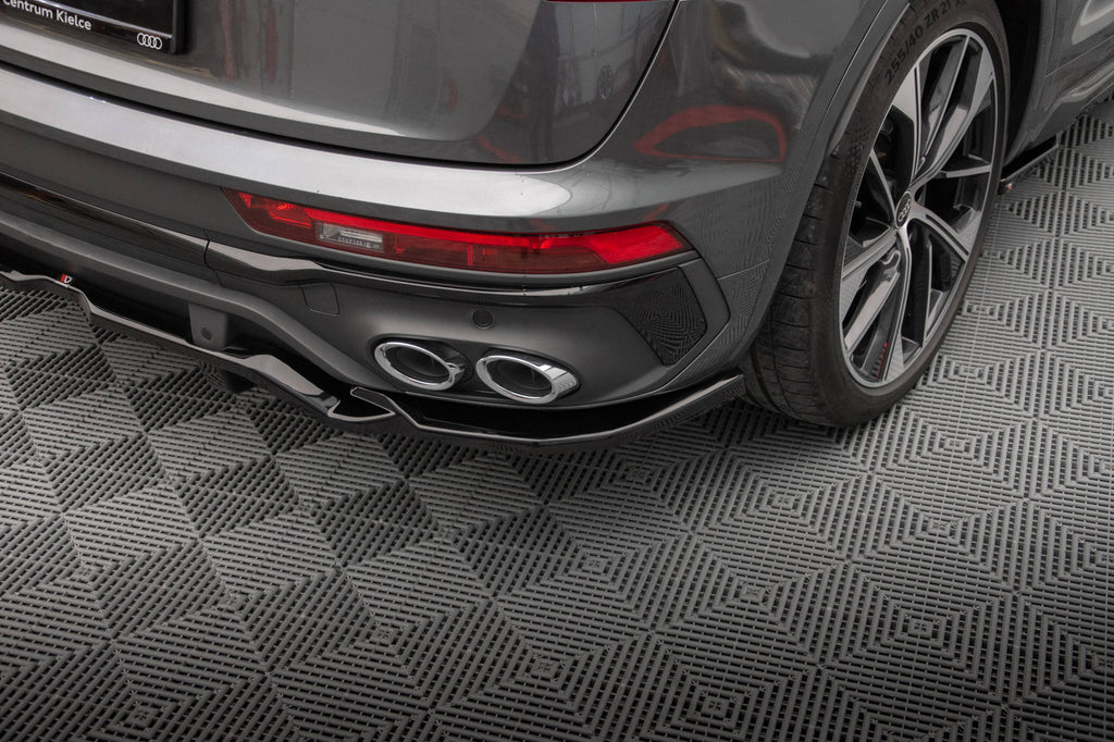 MAXTON DESIGN CENTRAL REAR SPLITTER (WITH VERTICAL BARS) AUDI SQ5 SPORTBACK MK2 FACELIFT