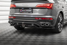 Load image into Gallery viewer, MAXTON DESIGN CENTRAL REAR SPLITTER (WITH VERTICAL BARS) AUDI SQ5 SPORTBACK MK2 FACELIFT