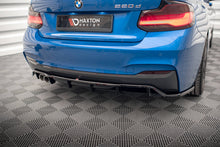 Load image into Gallery viewer, MAXTON DESIGN CENTRAL REAR SPLITTER (WITH VERTICAL BARS) BMW 2 M-PACK F22