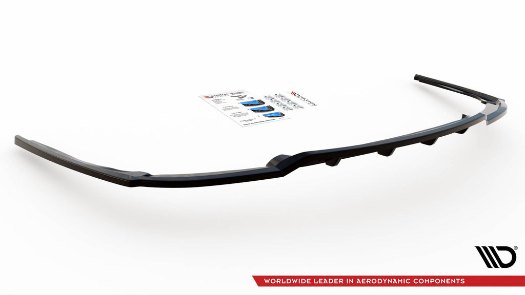 MAXTON DESIGN CENTRAL REAR SPLITTER (WITH VERTICAL BARS) BMW 7 M-PACK F01