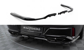 MAXTON DESIGN CENTRAL REAR SPLITTER (WITH VERTICAL BARS) BMW M760 G70