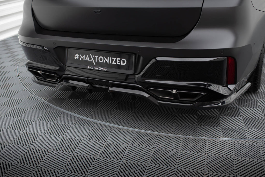 MAXTON DESIGN CENTRAL REAR SPLITTER (WITH VERTICAL BARS) BMW M760 G70