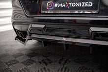 Load image into Gallery viewer, MAXTON DESIGN CENTRAL REAR SPLITTER (WITH VERTICAL BARS) BMW X6 M F96 / F96 Facelift