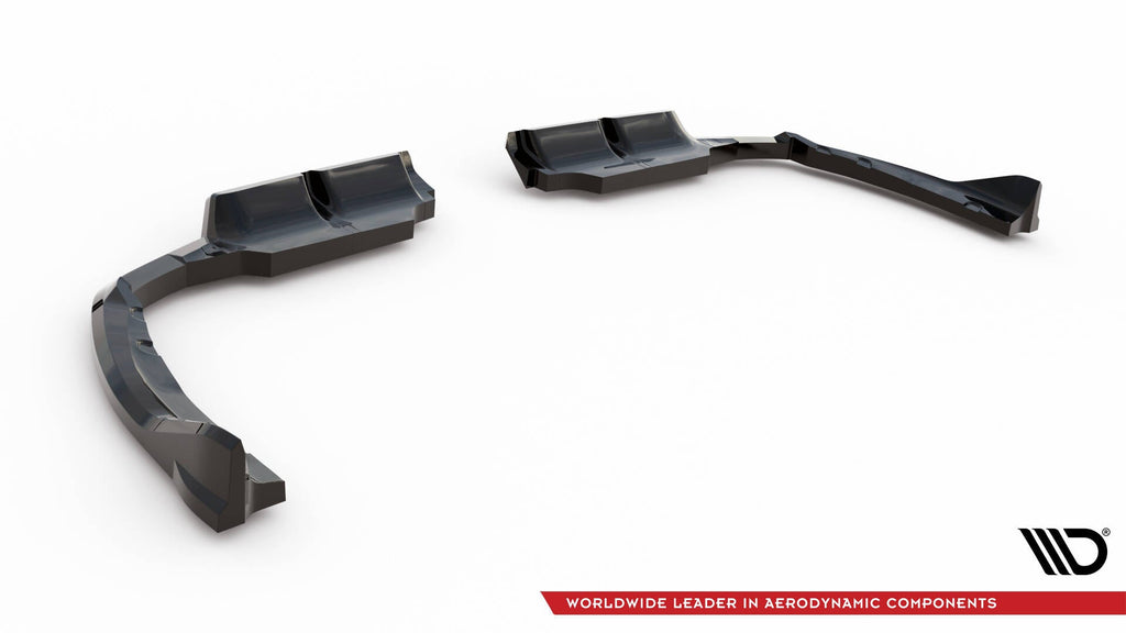 MAXTON DESIGN CENTRAL REAR SPLITTER (WITH VERTICAL BARS) BMW XM G09