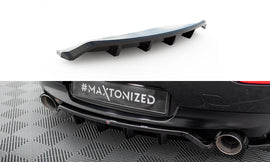 MAXTON DESIGN CENTRAL REAR SPLITTER (WITH VERTICAL BARS) BMW Z4 M-PACK E89 FACELIFT
