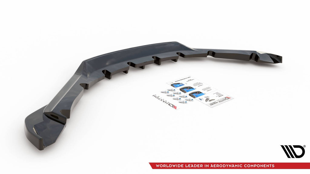 MAXTON DESIGN CENTRAL REAR SPLITTER (WITH VERTICAL BARS) BMW I8