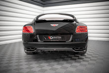 Load image into Gallery viewer, MAXTON DESIGN CENTRAL REAR SPLITTER (WITH VERTICAL BARS) BENTLEY CONTINENTAL GT V8 S MK2