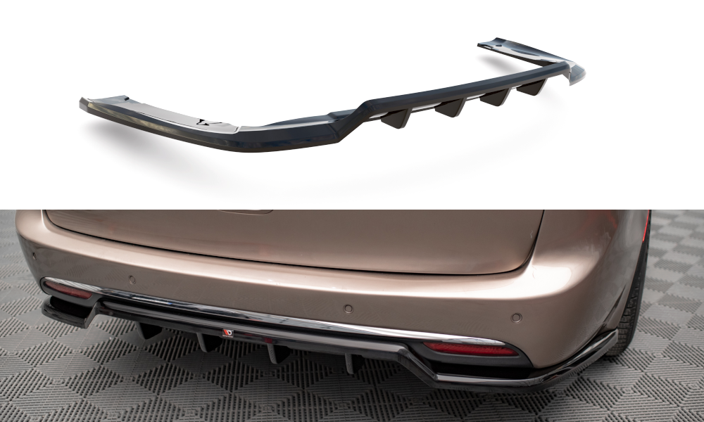 MAXTON DESIGN CENTRAL REAR SPLITTER (WITH VERTICAL BARS) CHRYSLER PACIFICA MK2