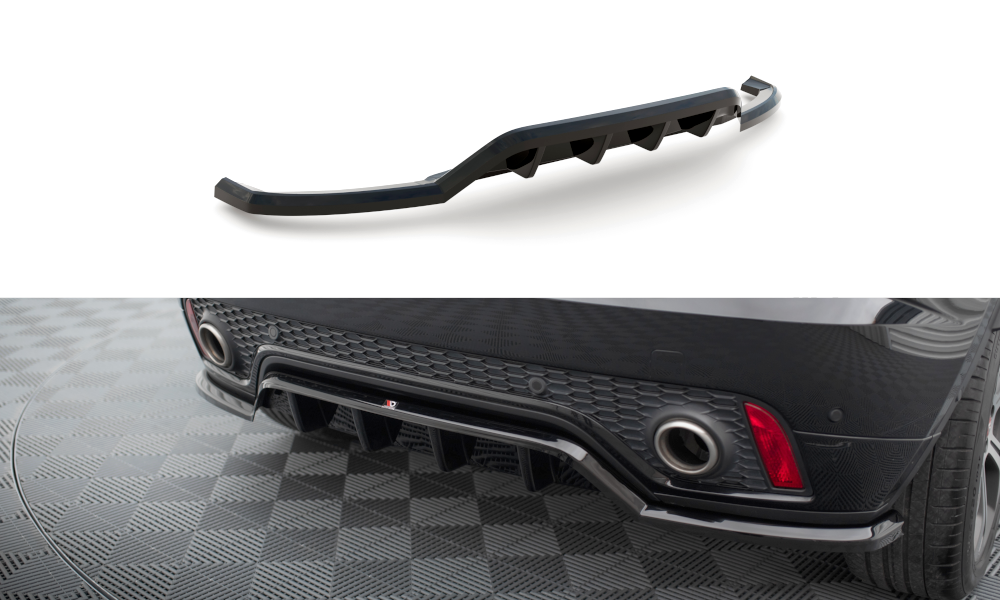 MAXTON DESIGN CENTRAL REAR SPLITTER (WITH VERTICAL BARS) JAGUAR E-PACE R-DYNAMIC MK1