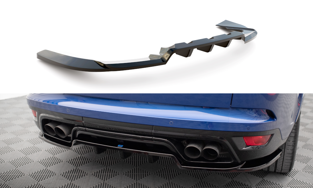 MAXTON DESIGN CENTRAL REAR SPLITTER (WITH VERTICAL BARS) LAND ROVER RANGE ROVER SPORT SVR MK2