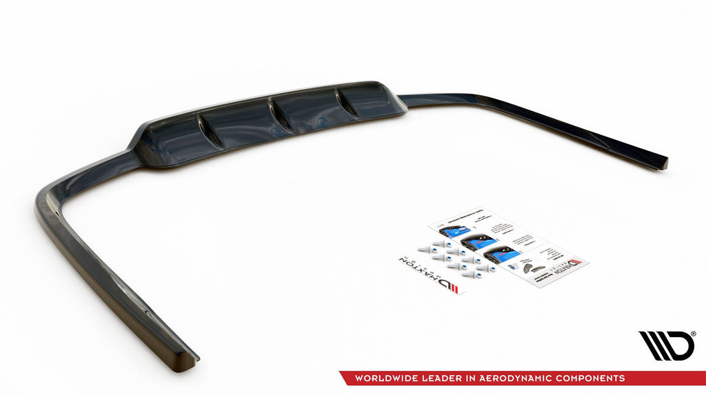 MAXTON DESIGN CENTRAL REAR SPLITTER (WITH VERTICAL BARS) LEXUS GS F SPORT HYBRID MK4 (L10)