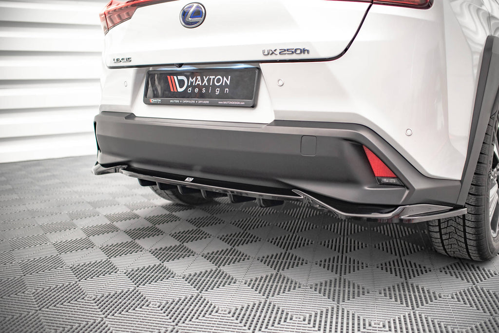 MAXTON DESIGN CENTRAL REAR SPLITTER (WITH VERTICAL BARS) LEXUS UX MK1