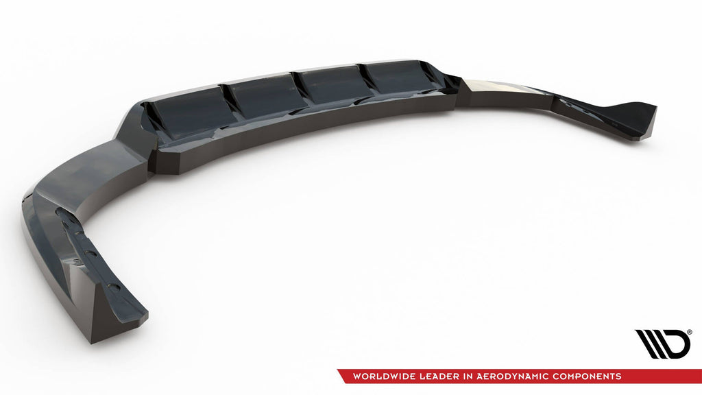 MAXTON DESIGN CENTRAL REAR SPLITTER (WITH VERTICAL BARS) MASERATI GRECALE GT / MODENA MK1