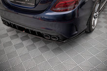 Load image into Gallery viewer, MAXTON DESIGN CENTRAL REAR SPLITTER (WITH VERTICAL BARS) MERCEDES-AMG C 43 SEDAN W205 FACELIFT