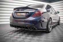 Load image into Gallery viewer, MAXTON DESIGN CENTRAL REAR SPLITTER (WITH VERTICAL BARS) MERCEDES-AMG C 43 SEDAN W205 FACELIFT