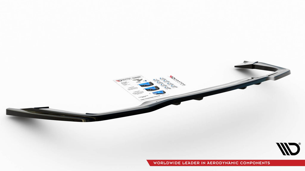 MAXTON DESIGN CENTRAL REAR SPLITTER (WITH VERTICAL BARS) MERCEDES-AMG C 63AMG COUPE C205 FACELIFT