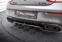 Load image into Gallery viewer, MAXTON DESIGN CENTRAL REAR SPLITTER (WITH VERTICAL BARS) MERCEDES-AMG C43 COUPE C205 FACELIFT