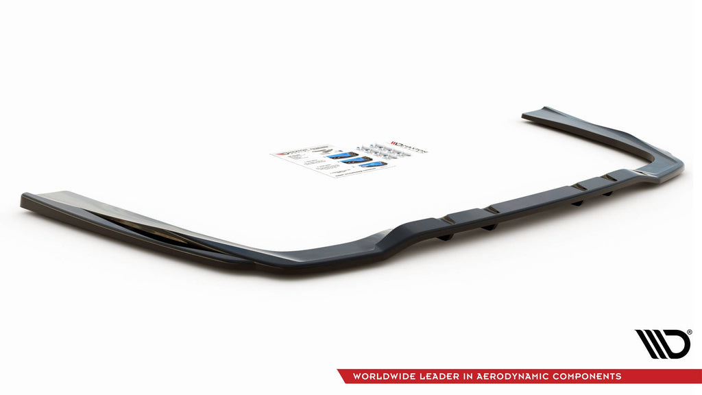 MAXTON DESIGN CENTRAL REAR SPLITTER (WITH VERTICAL BARS) MERCEDES-AMG CLS 53 C257