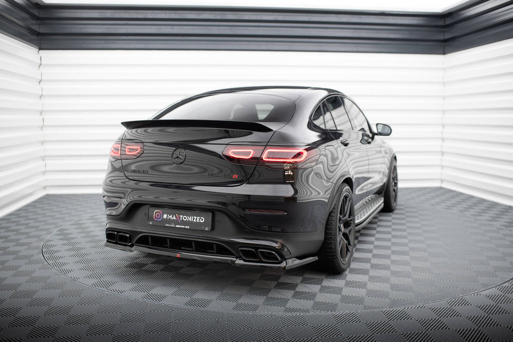 MAXTON DESIGN CENTRAL REAR SPLITTER (WITH VERTICAL BARS) MERCEDES-AMG GLC 63 COUPE C253 FACELIFT