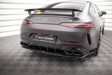 Load image into Gallery viewer, MAXTON DESIGN CENTRAL REAR SPLITTER (WITH VERTICAL BARS) MERCEDES-AMG GT 63S 4-DOOR COUPE AERO