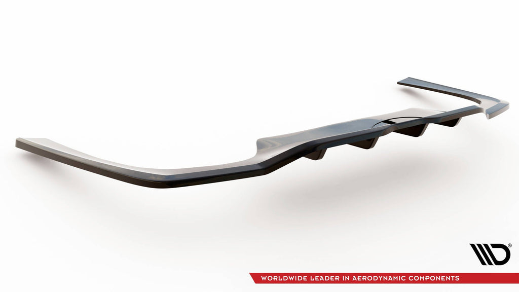 MAXTON DESIGN CENTRAL REAR SPLITTER (WITH VERTICAL BARS) MERCEDES-BENZ C AMG-LINE W206