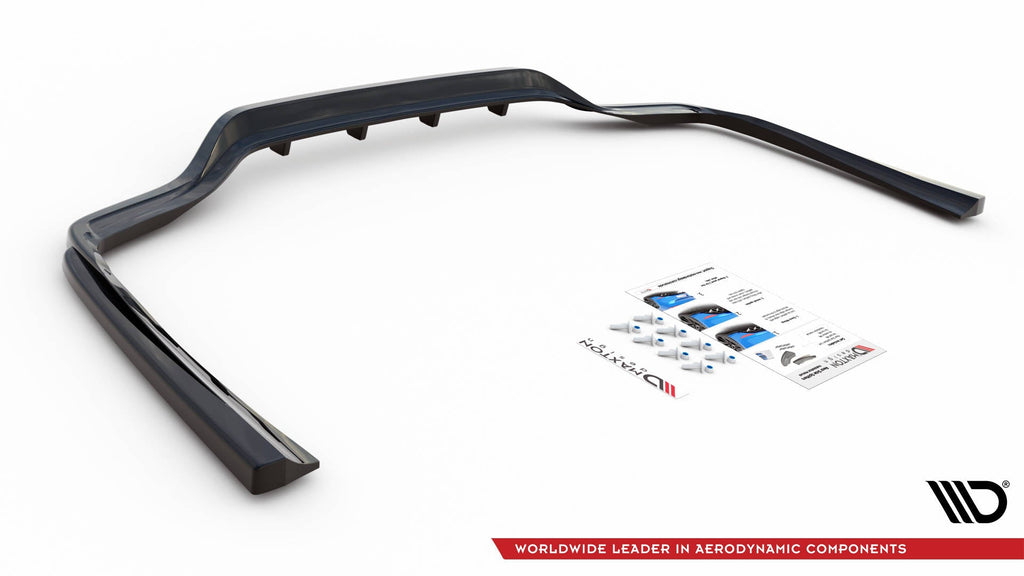 MAXTON DESIGN CENTRAL REAR SPLITTER (WITH VERTICAL BARS) MERCEDES-BENZ C W205