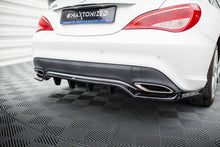 Load image into Gallery viewer, MAXTON DESIGN CENTRAL REAR SPLITTER (WITH VERTICAL BARS) MERCEDES-BENZ CLA C117 FACELIFT