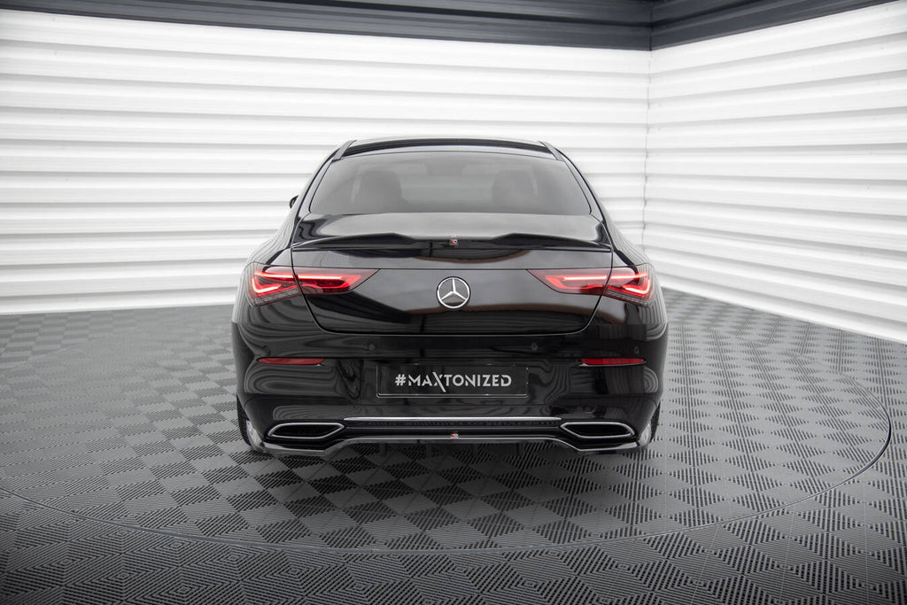 MAXTON DESIGN CENTRAL REAR SPLITTER (WITH VERTICAL BARS) MERCEDES-BENZ CLA COUPE C118