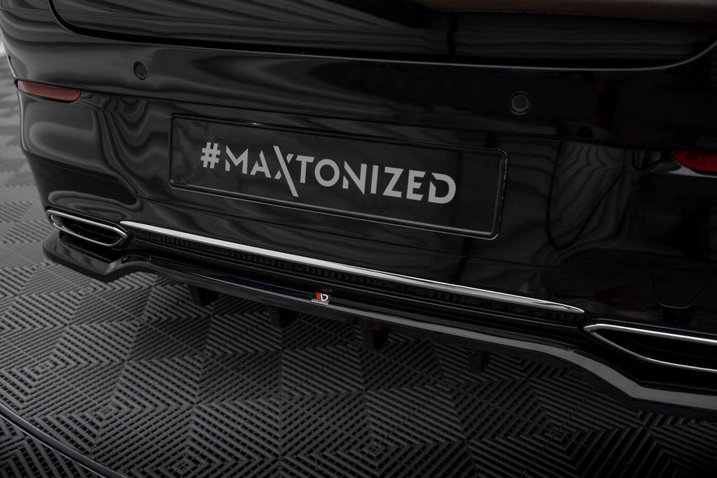 MAXTON DESIGN CENTRAL REAR SPLITTER (WITH VERTICAL BARS) MERCEDES-BENZ CLA COUPE C118